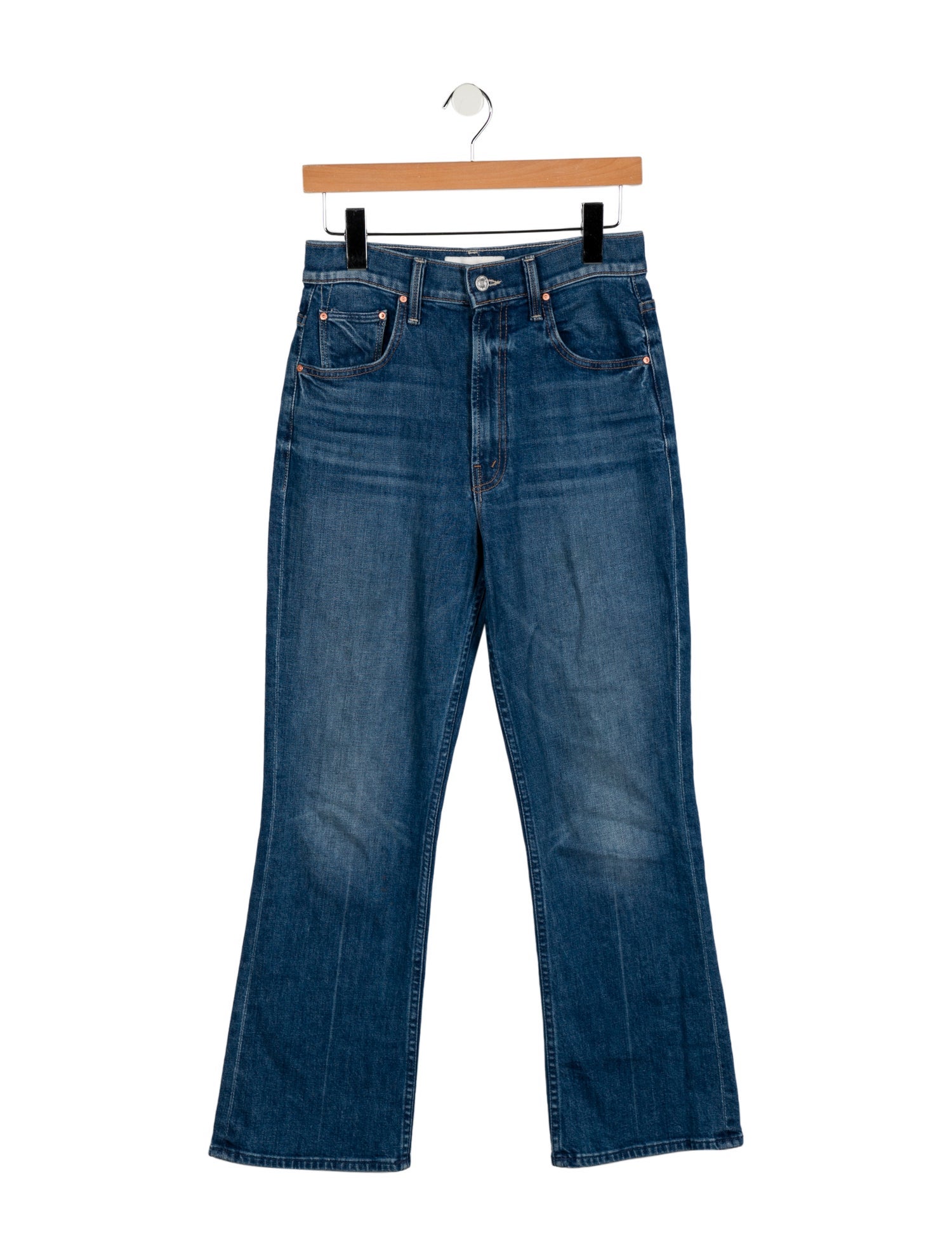 Mother High-Rise Straight Leg Jeans