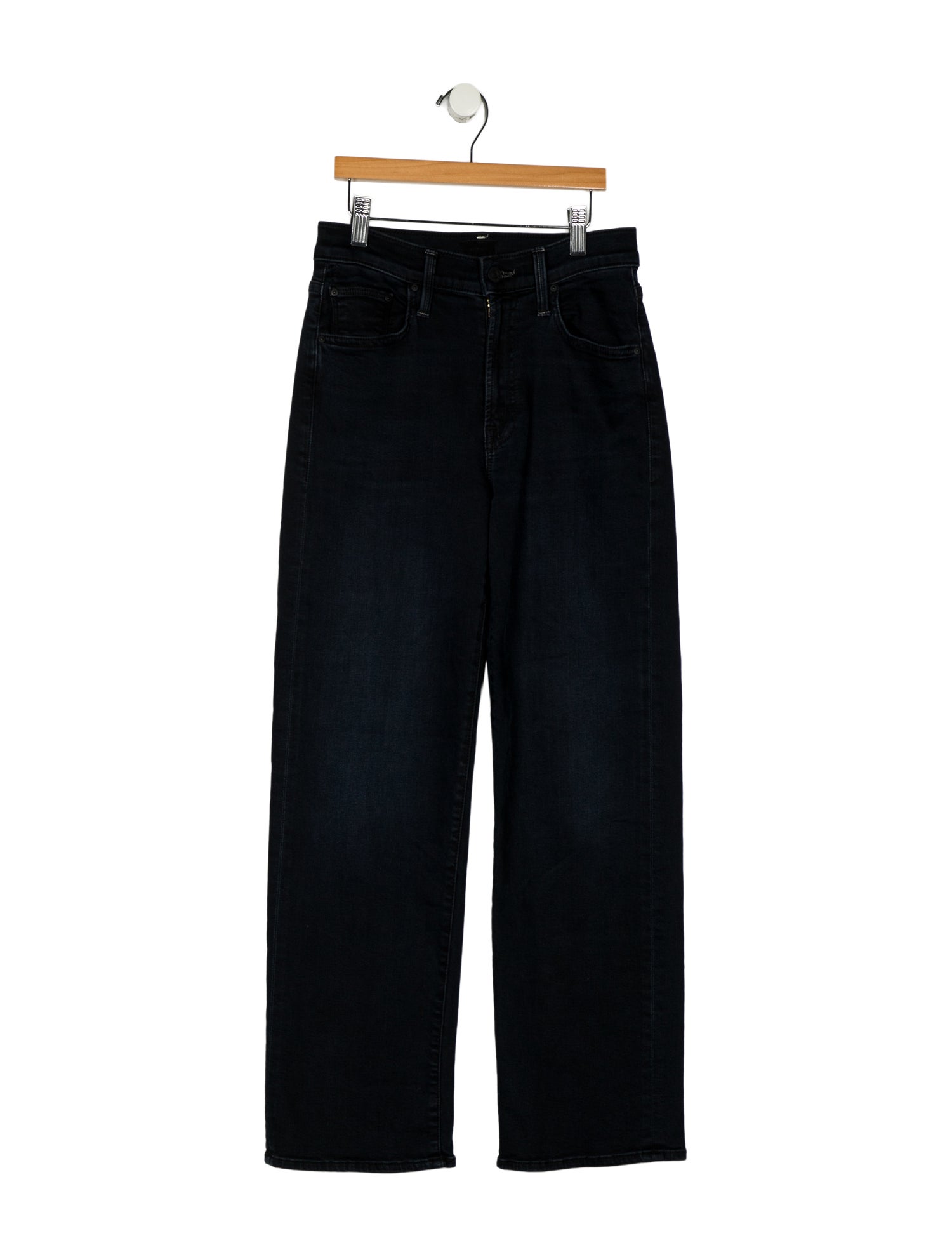 Mother Mid-Rise Straight Leg Jeans