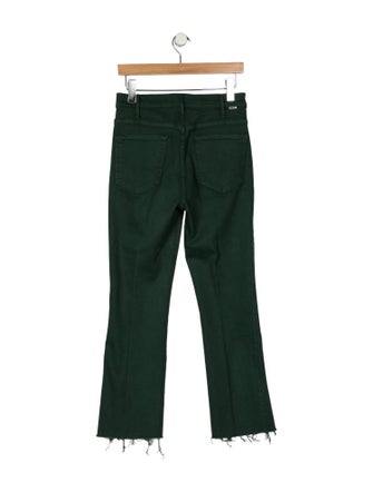 Mother Mid-Rise Straight Leg Jeans