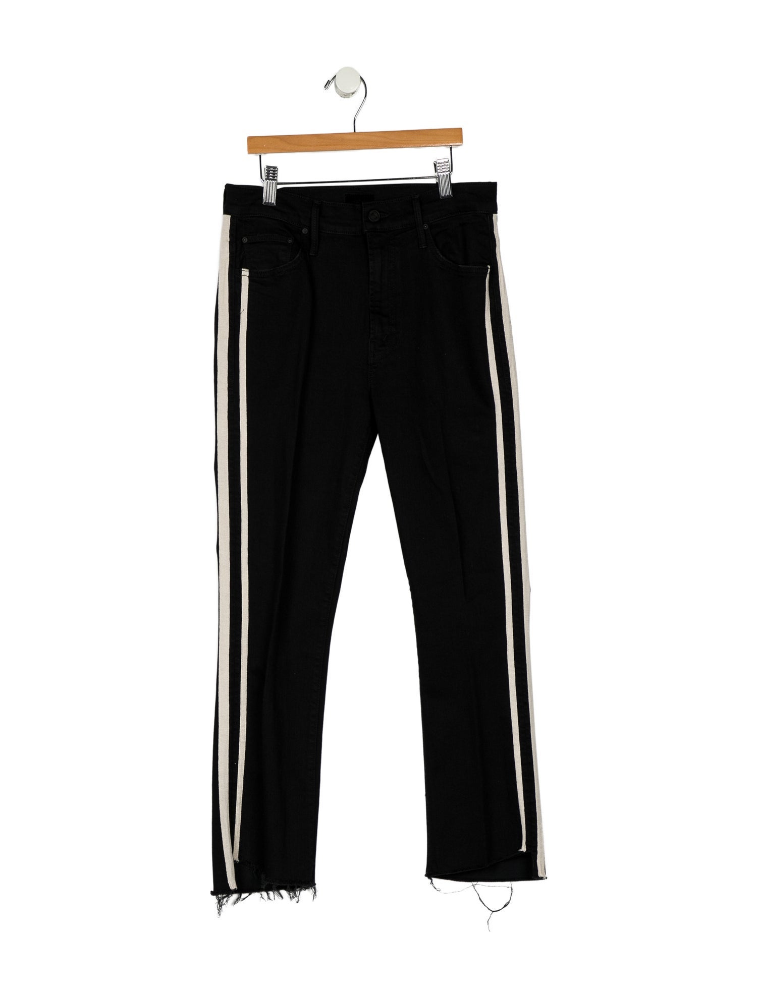 Mother Mid-Rise Straight Leg Jeans