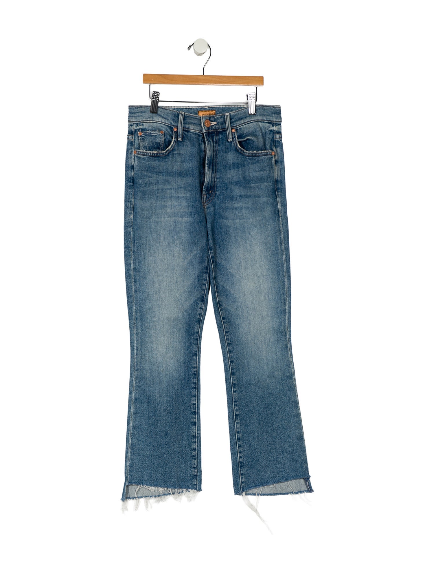 Mother High-Rise Straight Leg Jeans