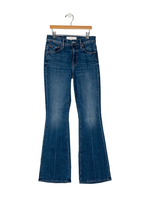 Mother Mid-Rise Wide Leg Jeans