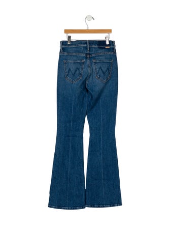 Mother Mid-Rise Wide Leg Jeans