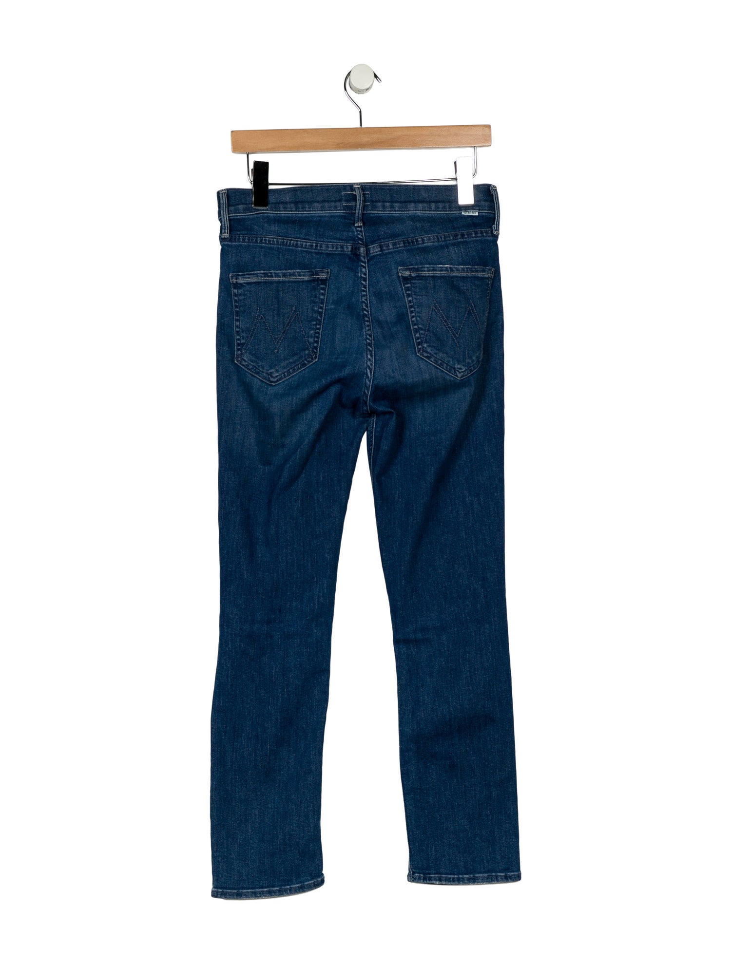 Mother Mid-Rise Straight Leg Jeans