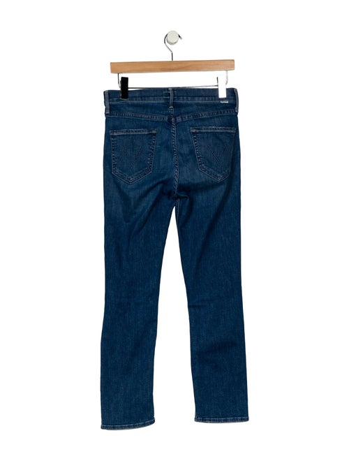 Mother Mid-Rise Straight Leg Jeans