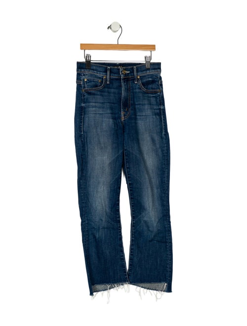 Mother Mid-Rise Straight Leg Jeans