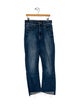 Mother Mid-Rise Straight Leg Jeans