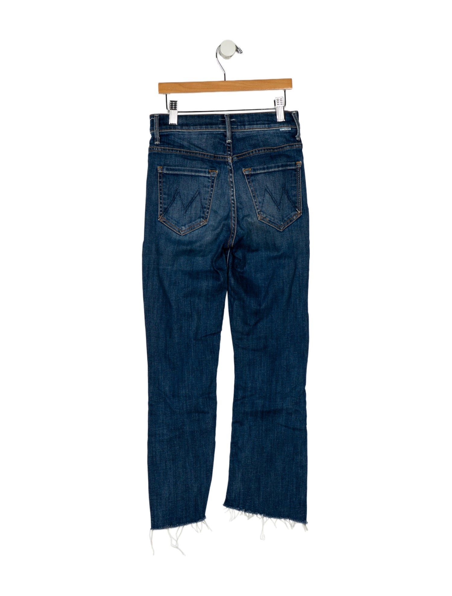 Mother Mid-Rise Straight Leg Jeans