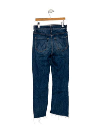 Mother Mid-Rise Straight Leg Jeans
