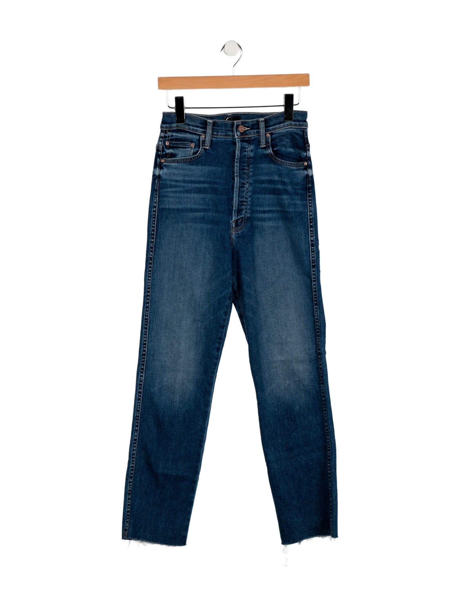 Mother High-Rise Straight Leg Jeans