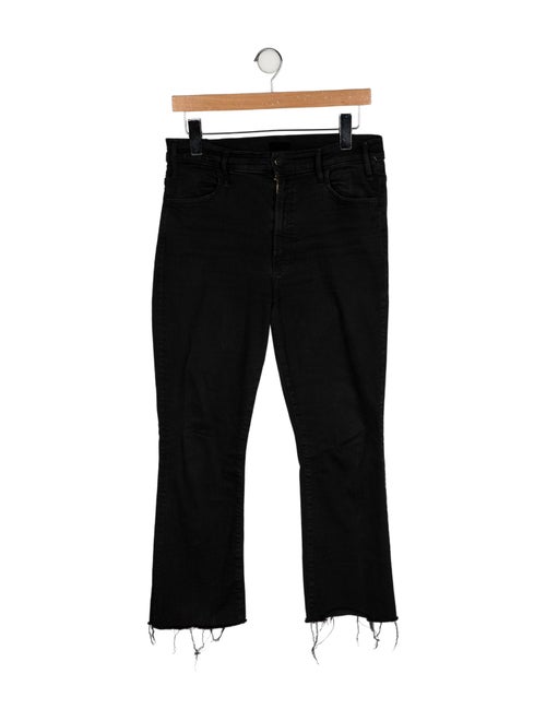 Mother Lil' Hustler Ankle Fray Straight Leg Jeans