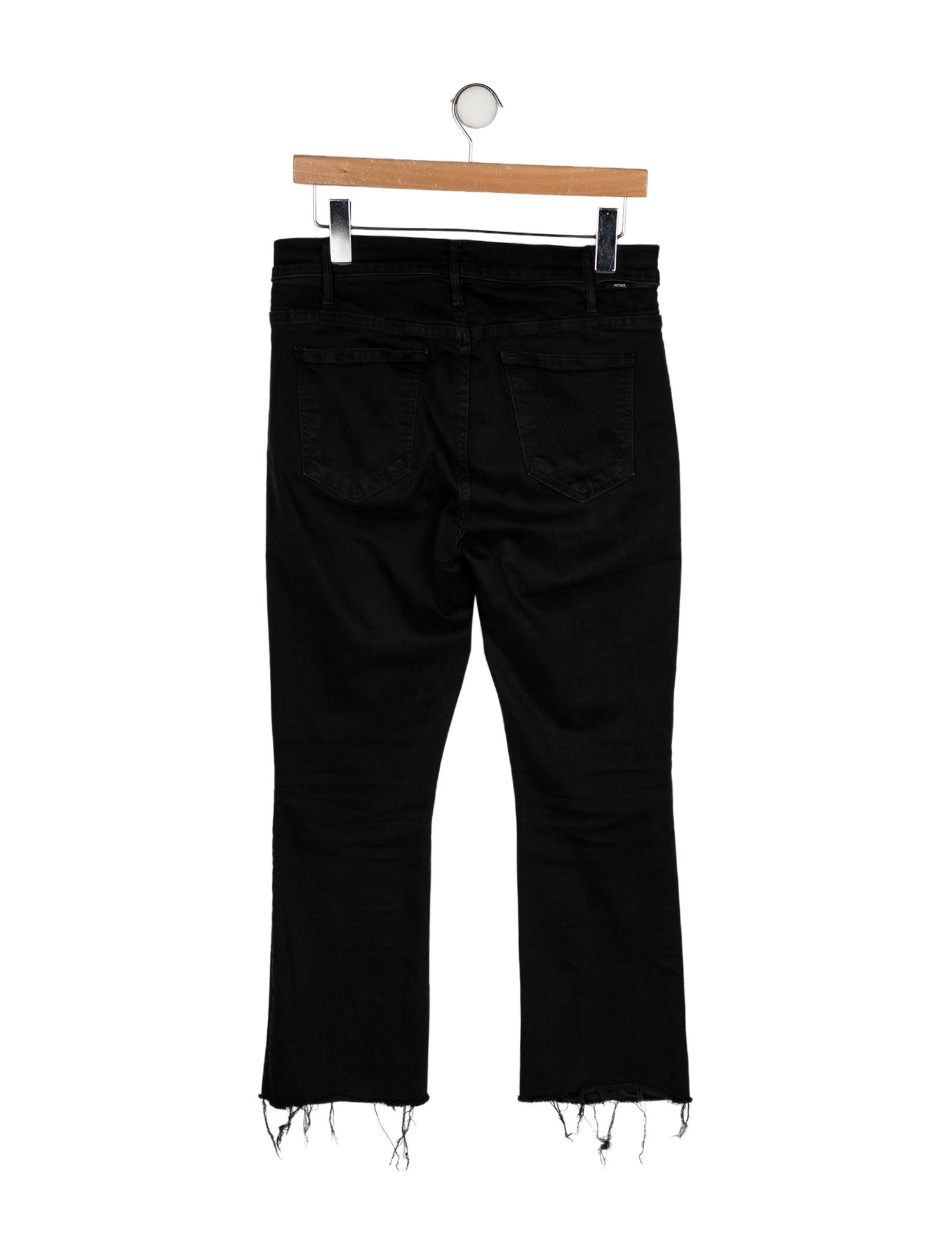 Mother Lil' Hustler Ankle Fray Straight Leg Jeans