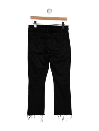 Mother Lil' Hustler Ankle Fray Straight Leg Jeans