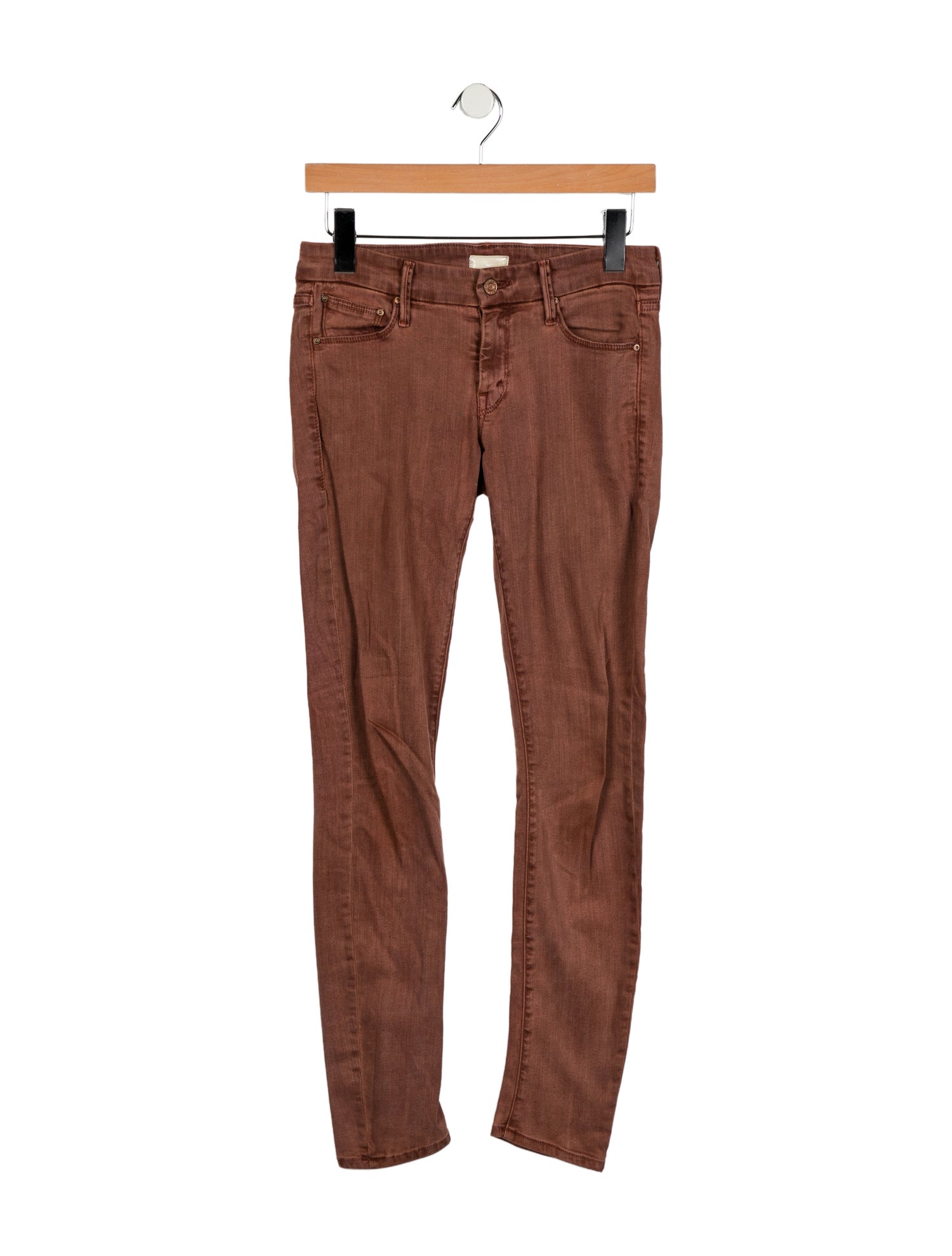 Mother Low-Rise Skinny Leg Jeans