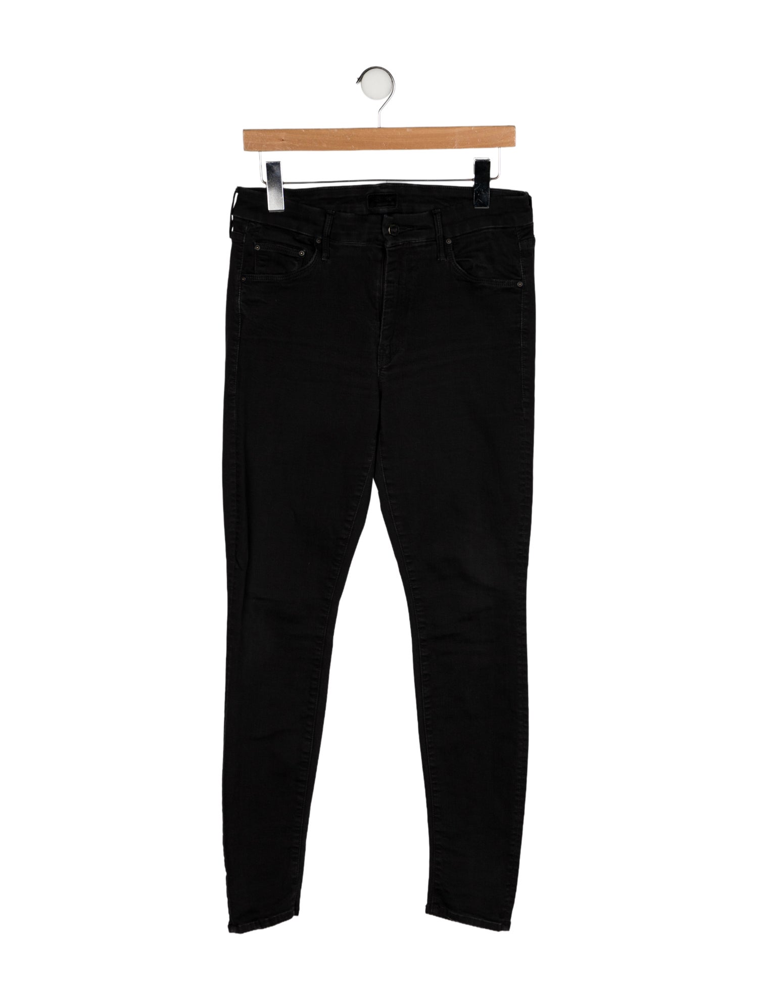Mother Mid-Rise Skinny Leg Jeans