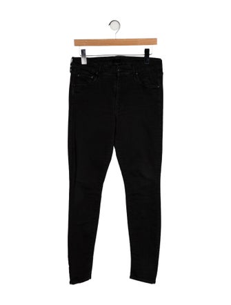 Mother Mid-Rise Skinny Leg Jeans