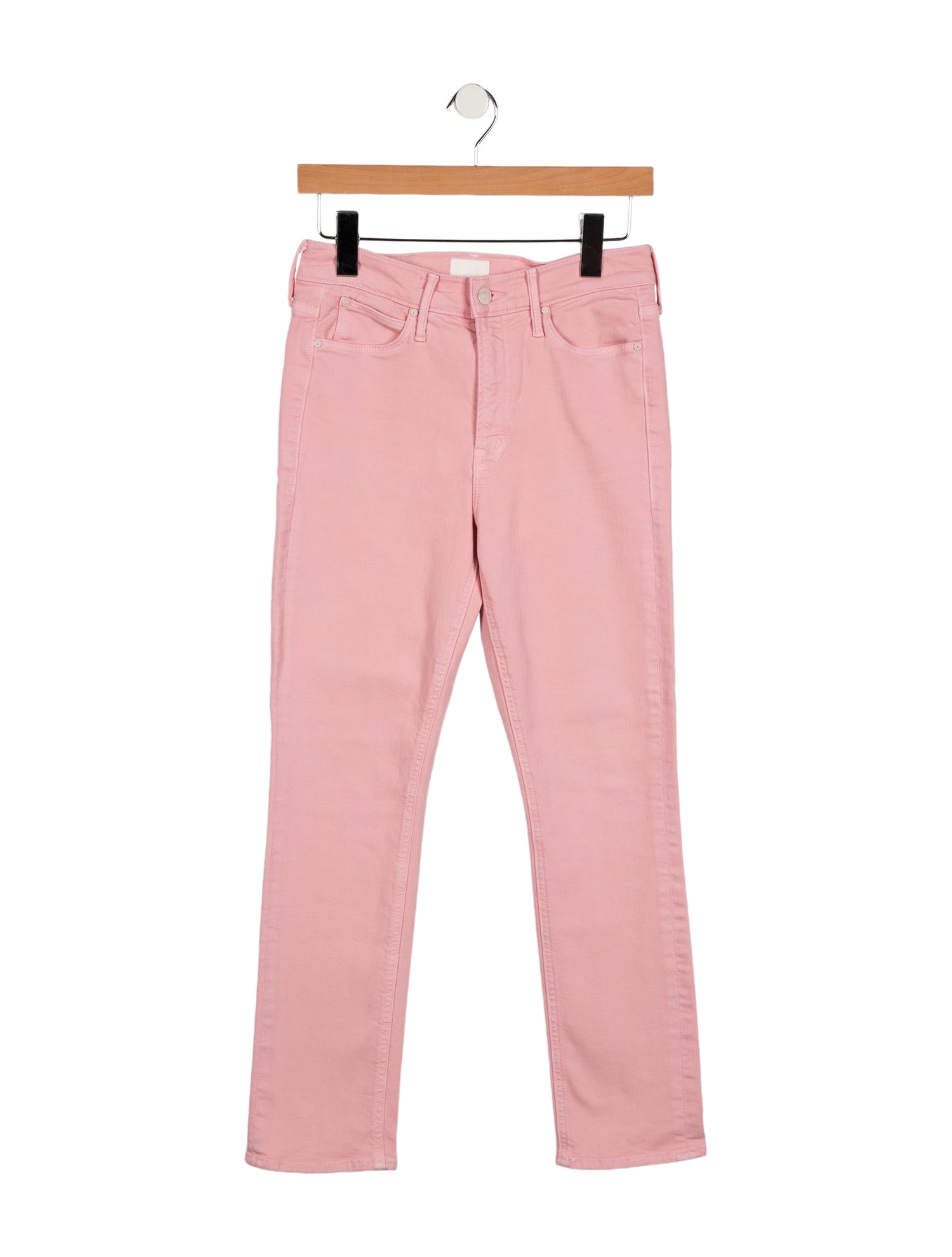 Mother Mid-Rise Straight Leg Jeans