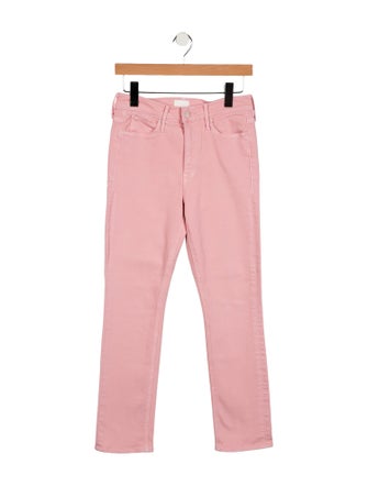 Mother Mid-Rise Straight Leg Jeans
