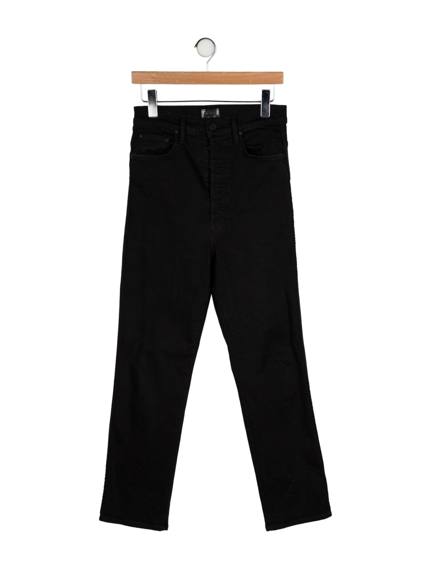Mother High-Rise Straight Leg Jeans