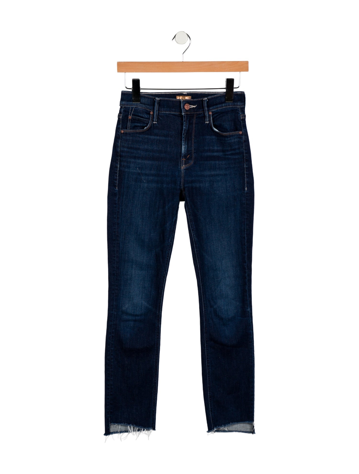 Mother Mid-Rise Skinny Leg Jeans