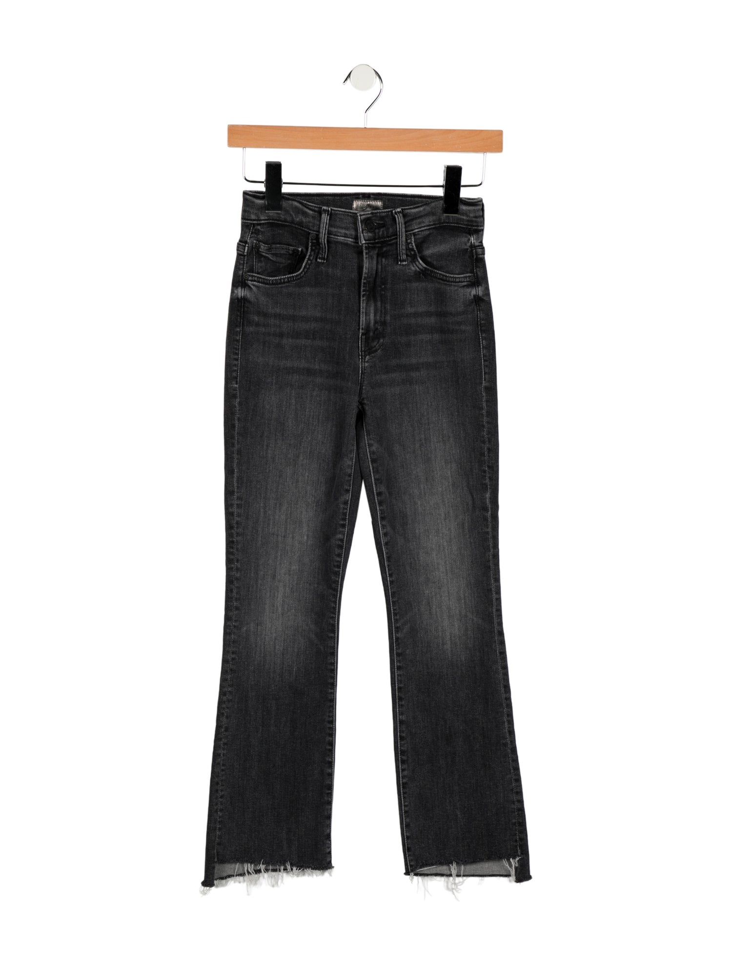 Mother Mid-Rise Straight Leg Jeans