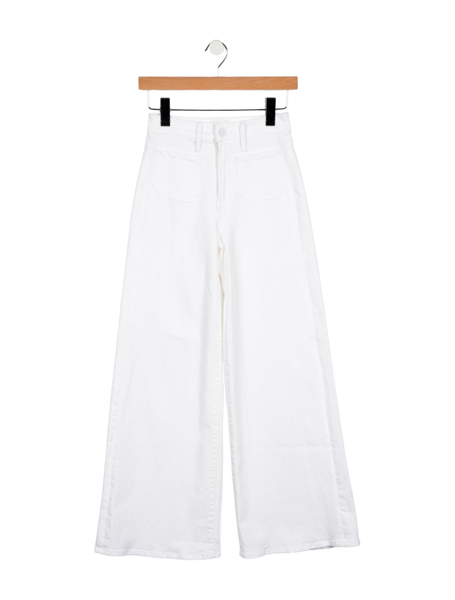 Mother Mid-Rise Wide Leg Jeans