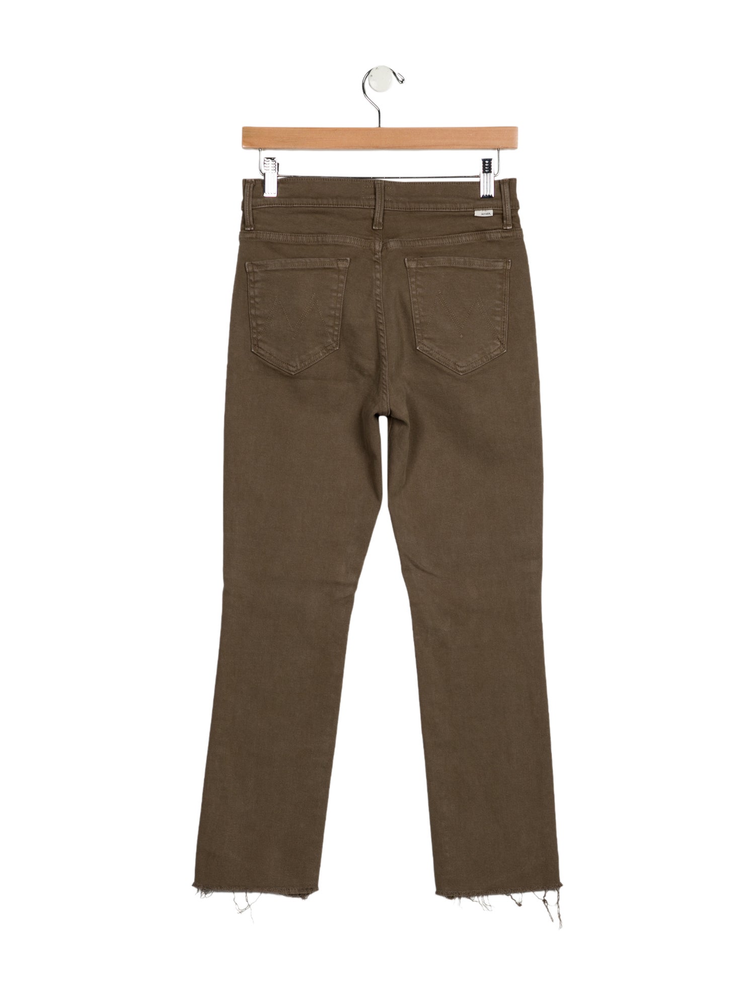 Mother Mid-Rise Straight Leg Jeans