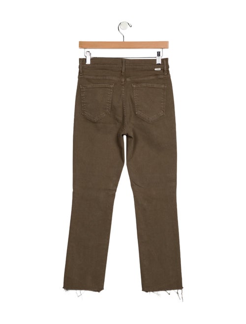 Mother Mid-Rise Straight Leg Jeans