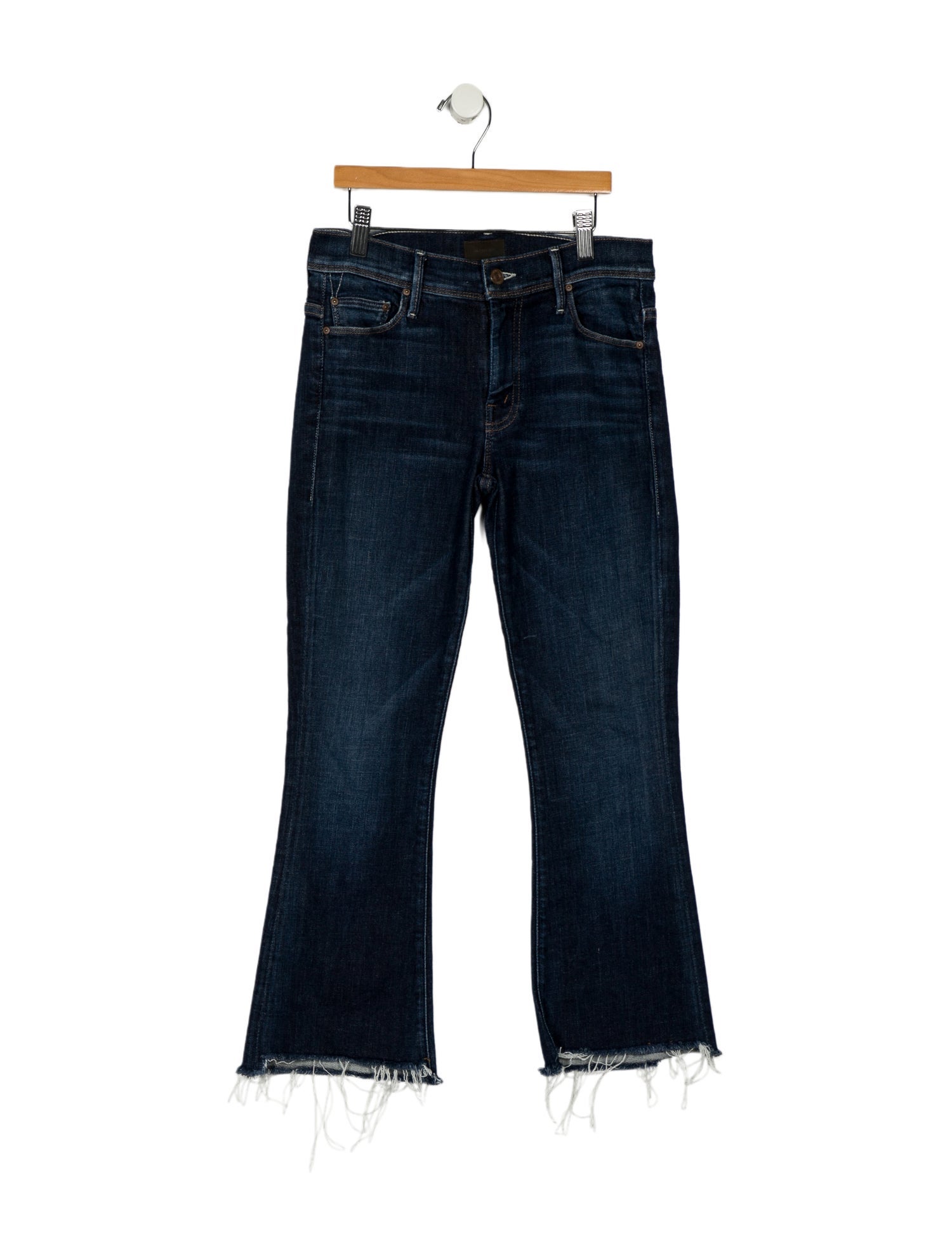 Mother Mid-Rise Straight Leg Jeans