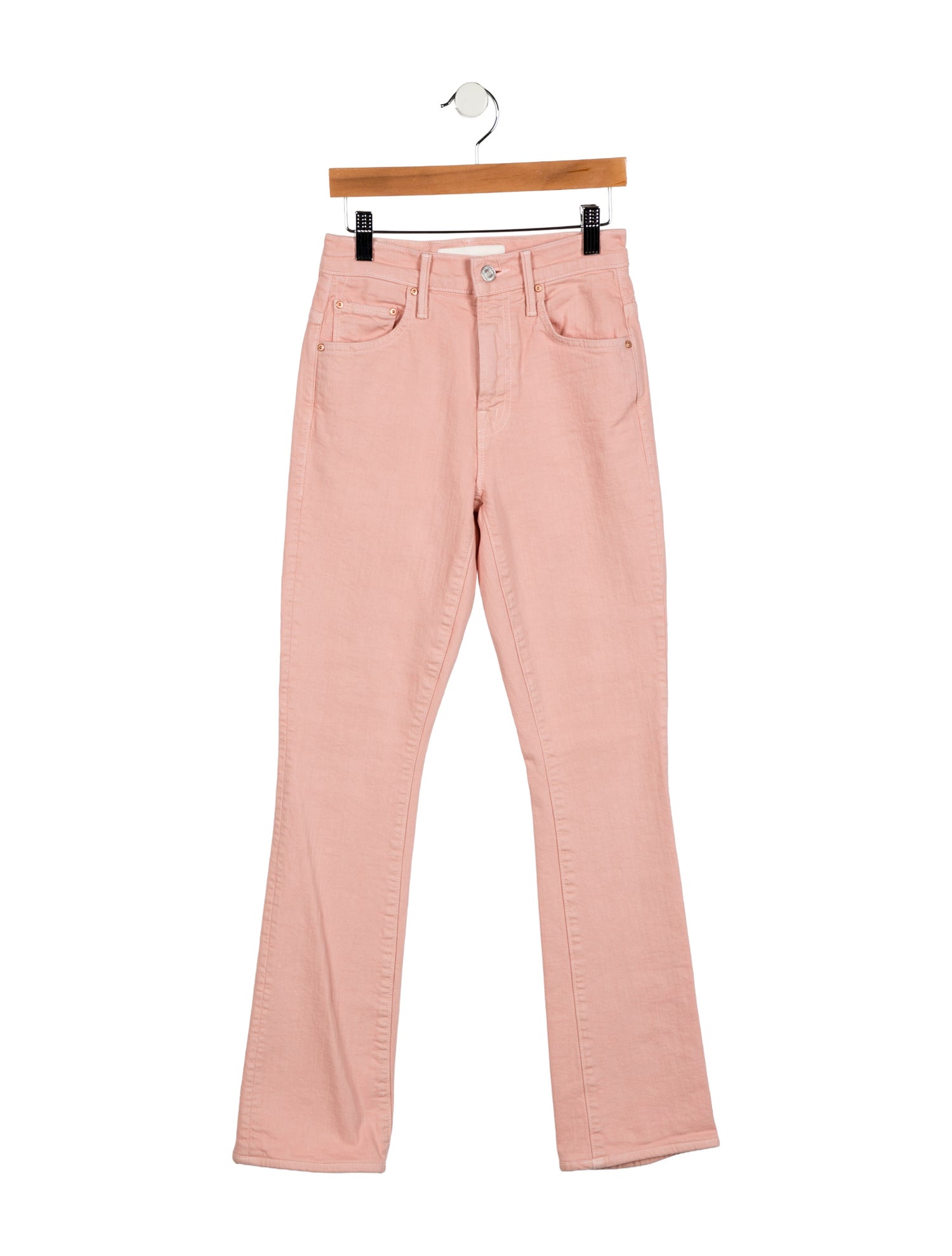 Mother Mid-Rise Straight Leg Jeans