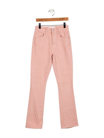 Mother Mid-Rise Straight Leg Jeans