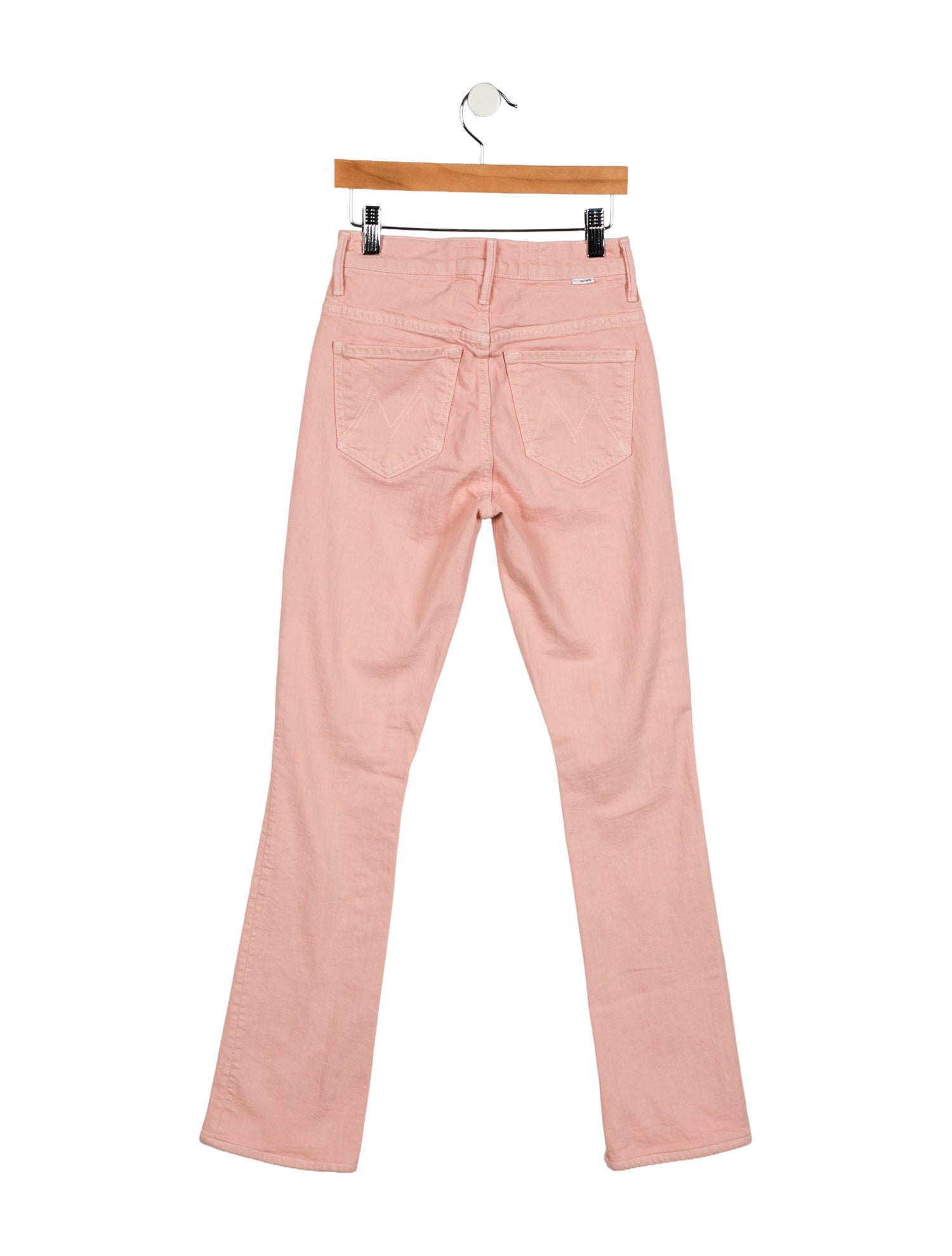 Mother Mid-Rise Straight Leg Jeans