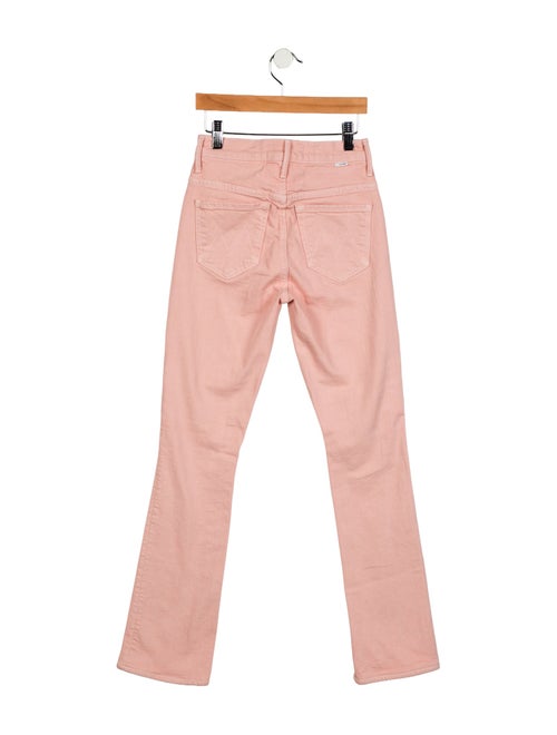 Mother Mid-Rise Straight Leg Jeans