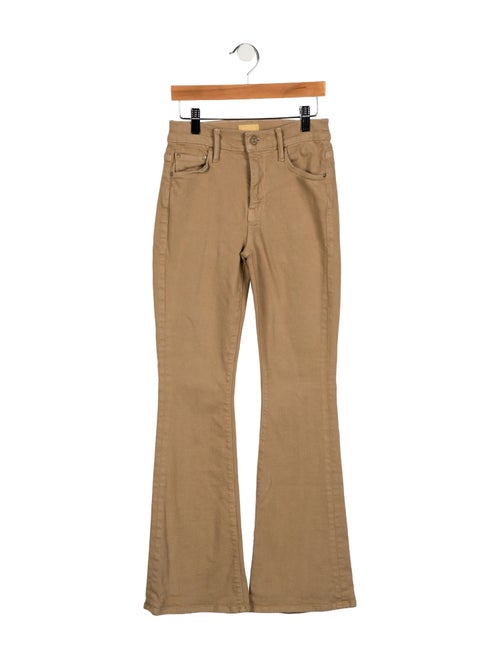 Mother Mid-Rise Wide Leg Jeans