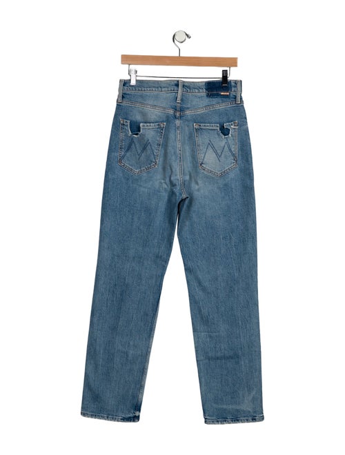 Mother High-Rise Straight Leg Jeans