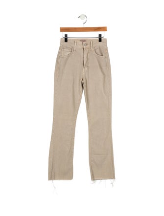 Mother Mid-Rise Straight Leg Jeans