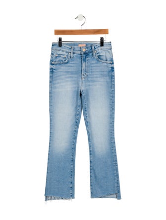Mother Mid-Rise Straight Leg Jeans
