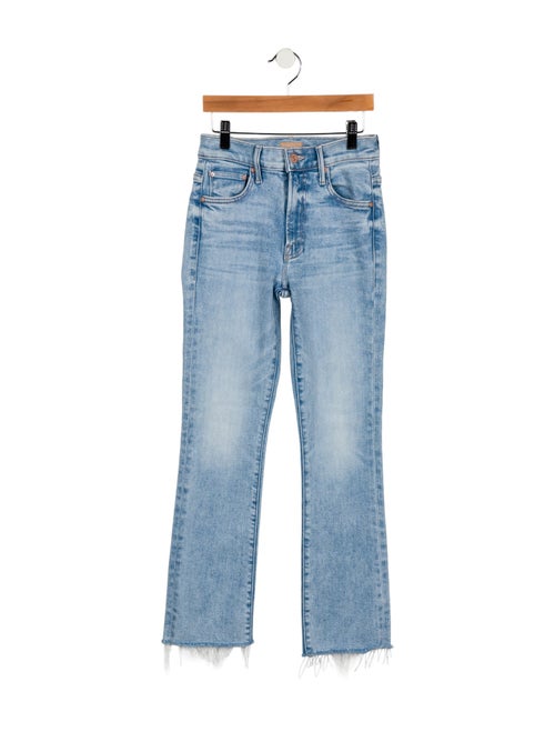 Mother Mid-Rise Straight Leg Jeans