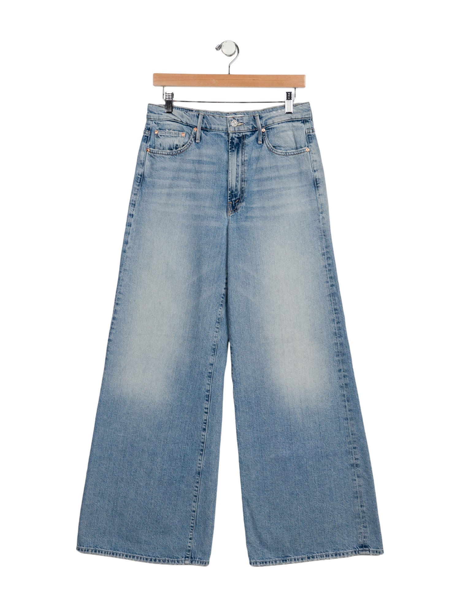 Mother High-Rise Wide Leg Jeans