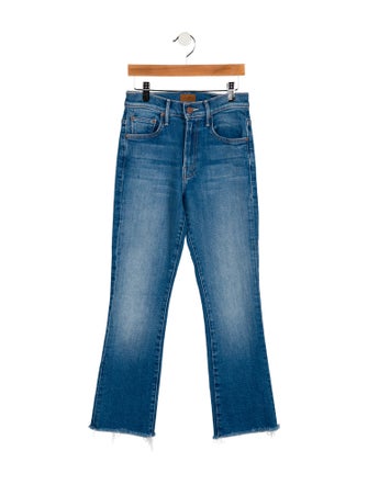 Mother Mid-Rise Straight Leg Jeans