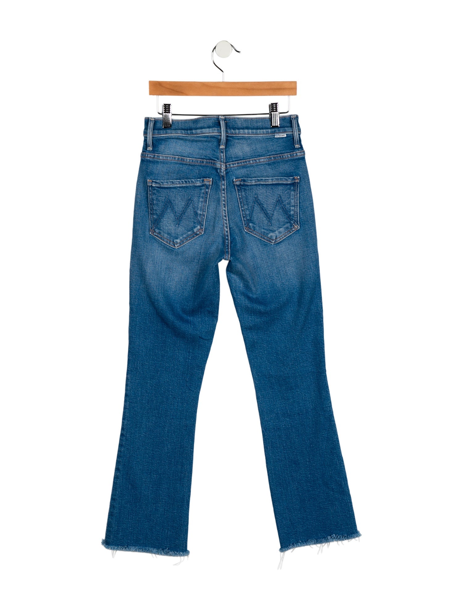 Mother Mid-Rise Straight Leg Jeans