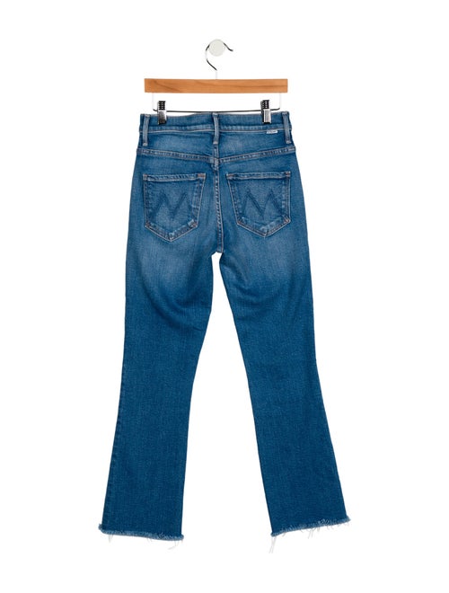 Mother Mid-Rise Straight Leg Jeans