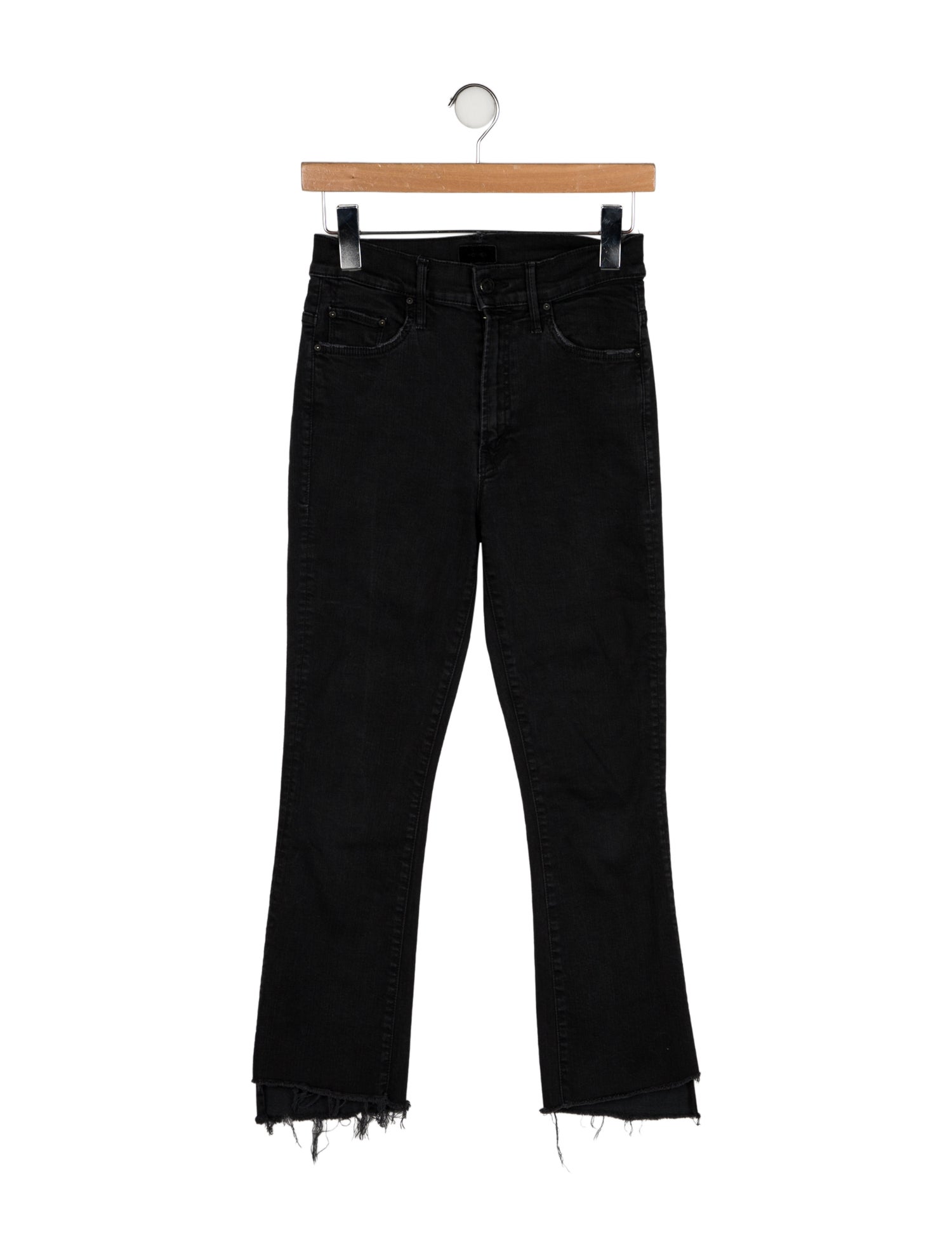 Mother Mid-Rise Straight Leg Jeans