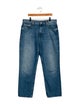 Mother Mid-Rise Straight Leg Jeans