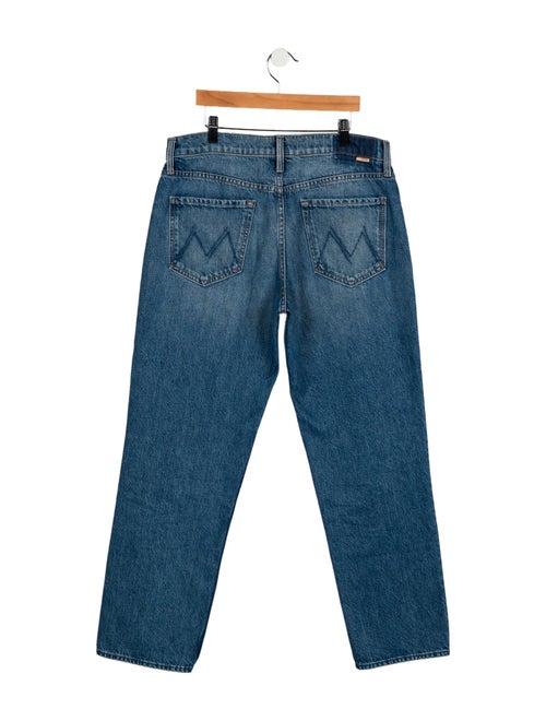 Mother Mid-Rise Straight Leg Jeans