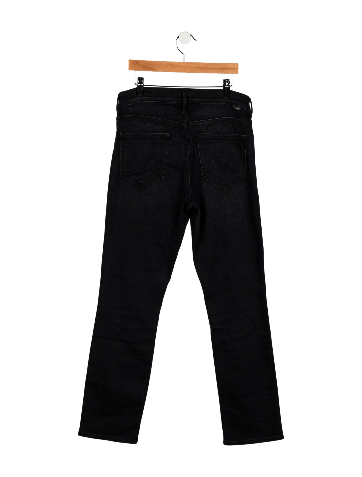Mother Mid-Rise Straight Leg Jeans