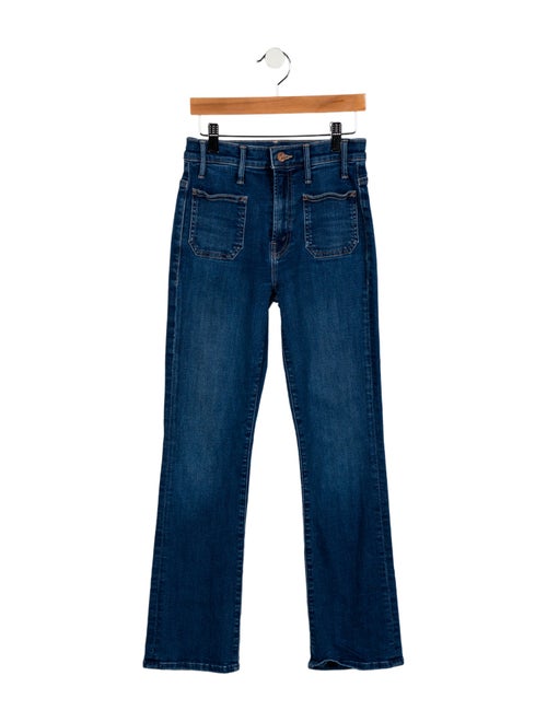 Mother Mid-Rise Straight Leg Jeans