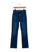 Mother Mid-Rise Straight Leg Jeans