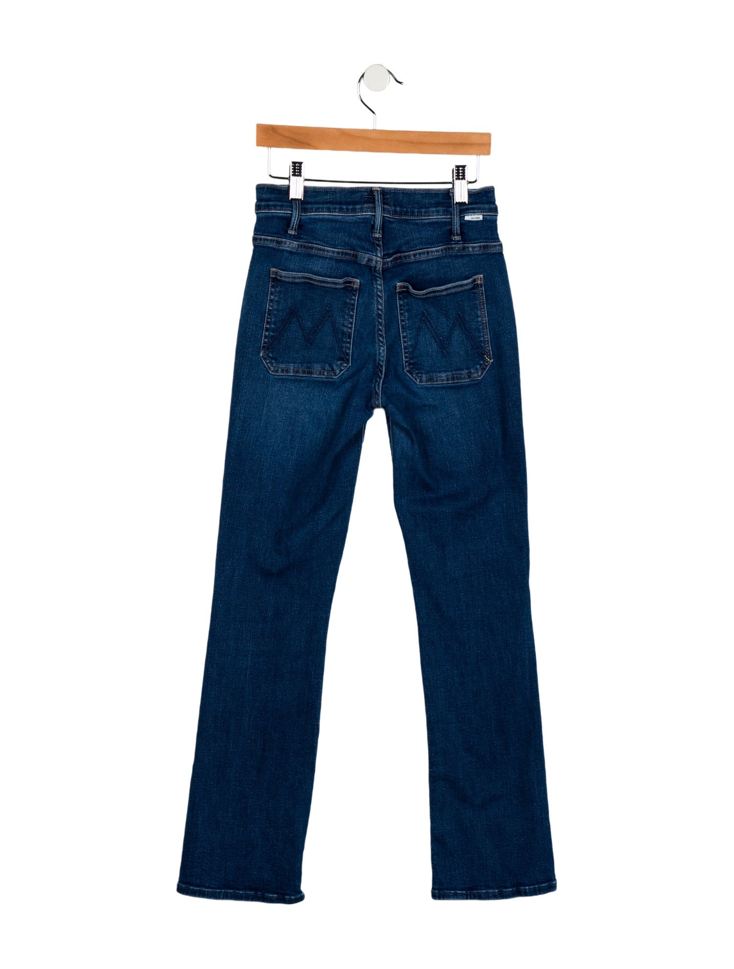 Mother Mid-Rise Straight Leg Jeans