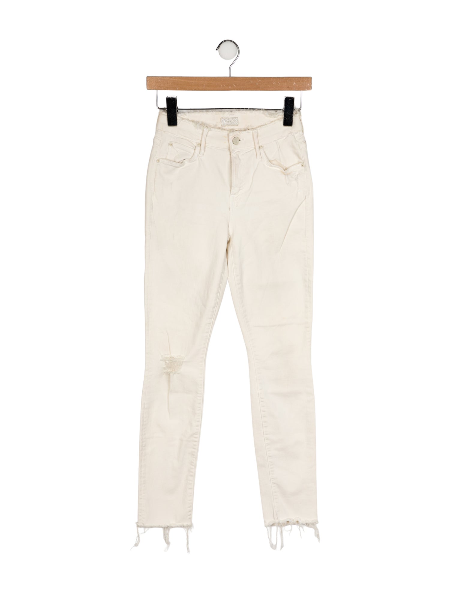 Mother Mid-Rise Skinny Leg Jeans